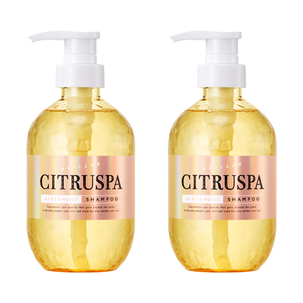 CITRUSPA Airy & Moist Shampoo (470ml) [Moisturized, Volumizing, Fluffy Hair]